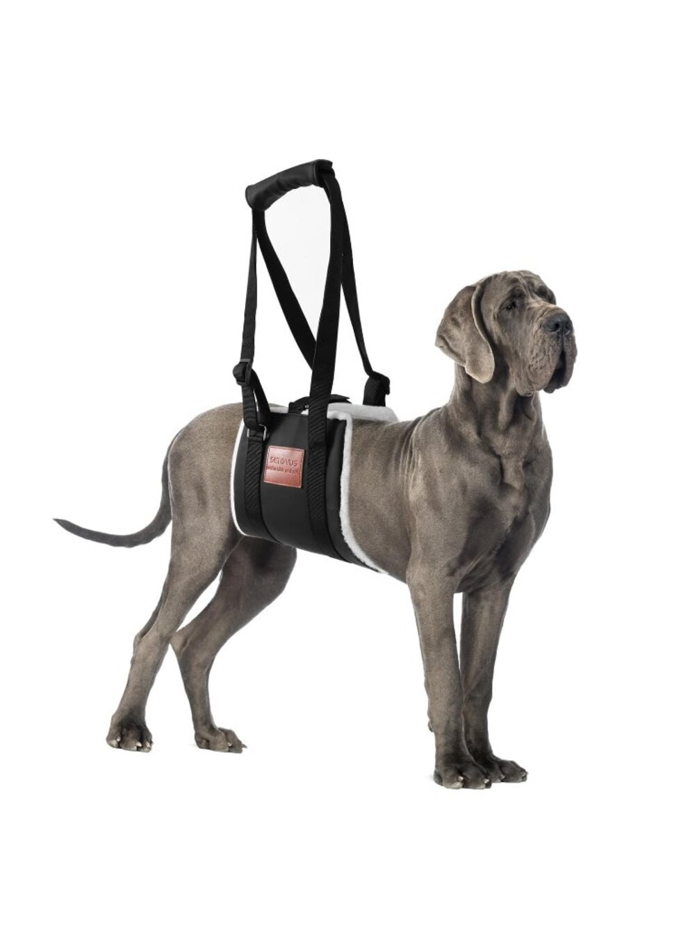 S-ETOVUS XL Dog Sling Large  Hind Leg Support, Magic Tape Dog Lift Harness Hip